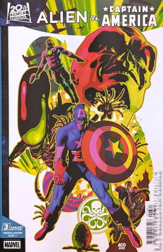 Variant Cover for Alien vs. Captain America #3
