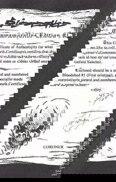 Variant Cover for Bloodshed #1