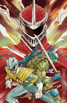 Variant Cover for Mighty Morphin Power Rangers / Teenage Mutant Ninja Turtles #4