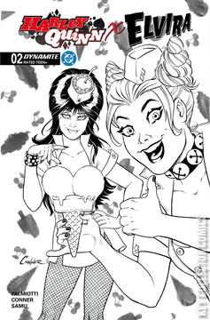Variant Cover for Harley Quinn x Elvira #2