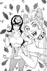 Variant Cover for Harley Quinn x Elvira #2