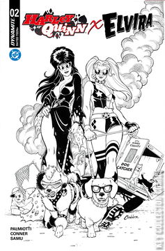 Variant Cover for Harley Quinn x Elvira #2