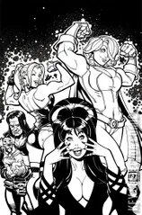 Variant Cover for Harley Quinn x Elvira #3