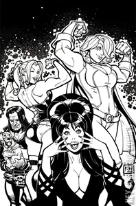 Harley Quinn x Elvira #3