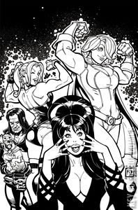 Harley Quinn x Elvira #3