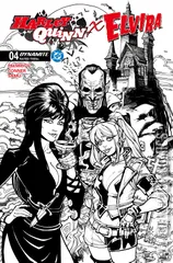 Variant Cover for Harley Quinn x Elvira #4