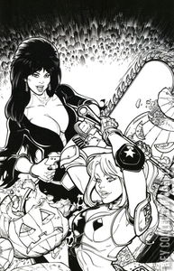 Harley Quinn x Elvira #1