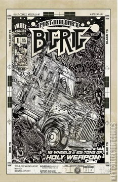 Variant Cover for Post Malone's Big Rig #1