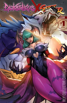 Variant Cover for Darkstalkers x Street Fighter: Hunter Killers #1