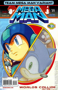 Variant Cover for Mega Man #24