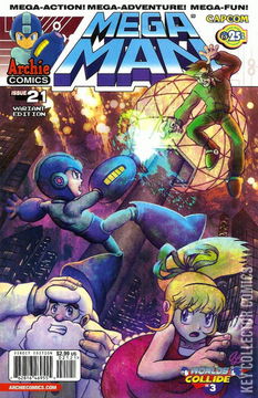 Variant Cover for Mega Man #21