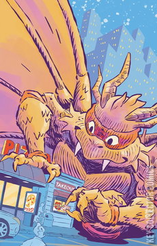 Variant Cover for Teenage Mutant Ninja Turtles x Godzilla #2