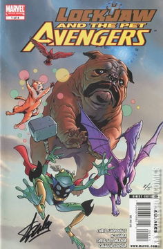 Variant Cover for Lockjaw and the Pet Avengers #1
