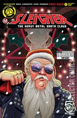 Variant Cover for Sleigher: The Heavy Metal Santa Claus #1