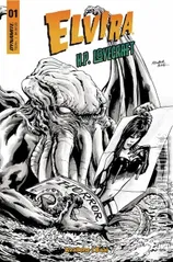 Variant Cover for Elvira Meets H.P. Lovecraft #1