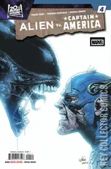 Cover for Alien vs. Captain America #4