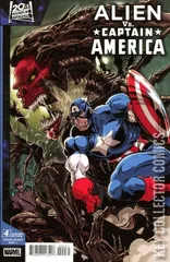 Variant Cover for Alien vs. Captain America #4