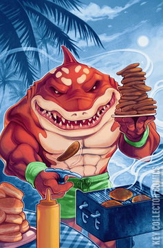 Variant Cover for Street Sharks #4
