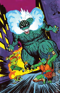 Variant Cover for Teenage Mutant Ninja Turtles x Godzilla #3