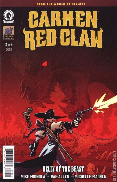 Variant Cover for Carmen Red Claw: Belly of the Beast #2