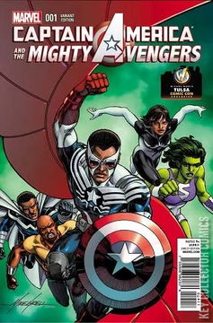 Variant Cover for Captain America and the Mighty Avengers #1