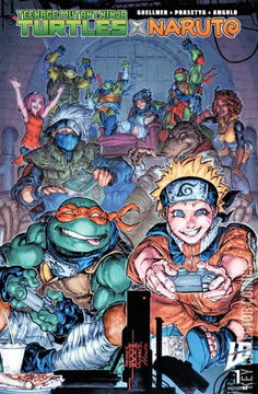 Variant Cover for Teenage Mutant Ninja Turtles / Naruto #1