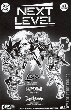 Variant Cover for Free Comic Book Day 2026: DC Next Level Sampler #1