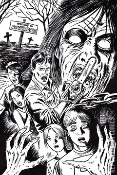 Variant Cover for Archie x The Army of Darkness #1