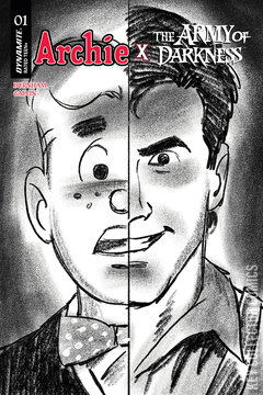 Variant Cover for Archie x The Army of Darkness #1