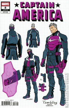 Variant Cover for Captain America #8