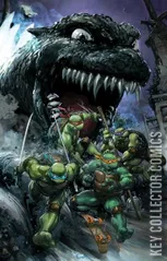 Variant Cover for Teenage Mutant Ninja Turtles x Godzilla #4