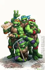 Variant Cover for Teenage Mutant Ninja Turtles: Saturday Morning Adventures #34