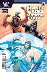 Cover for Planet of the Apes Versus Fantastic Four #3