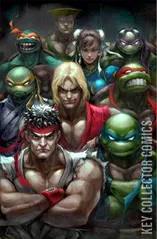 Variant Cover for Teenage Mutant Ninja Turtles vs. Street Fighter #5