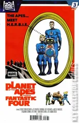 Variant Cover for Planet of the Apes Versus Fantastic Four #3