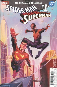 Variant Cover for Marvel / DC: Spider-Man / Superman #1