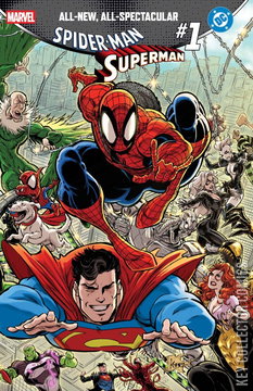Variant Cover for Marvel / DC: Spider-Man / Superman #1