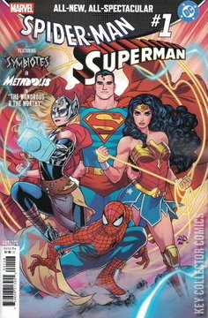 Variant Cover for Marvel / DC: Spider-Man / Superman #1