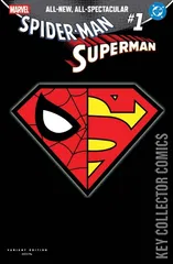 Variant Cover for Marvel / DC: Spider-Man / Superman #1