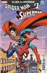 Variant Cover for Marvel / DC: Spider-Man / Superman #1