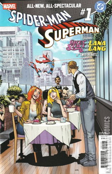 Variant Cover for Marvel / DC: Spider-Man / Superman #1