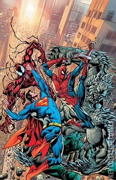 Variant Cover for Marvel / DC: Spider-Man / Superman #1