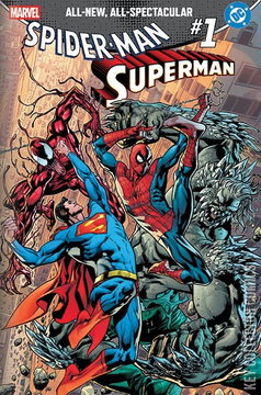 Variant Cover for Marvel / DC: Spider-Man / Superman #1