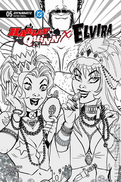 Variant Cover for Harley Quinn x Elvira #5
