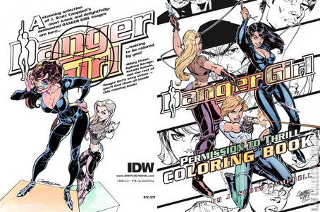 Danger Girl: Permission to Thrill - Adult Coloring Book #1