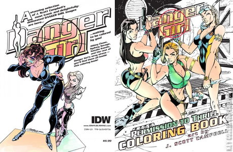 Danger Girl: Permission to Thrill - Adult Coloring Book #2