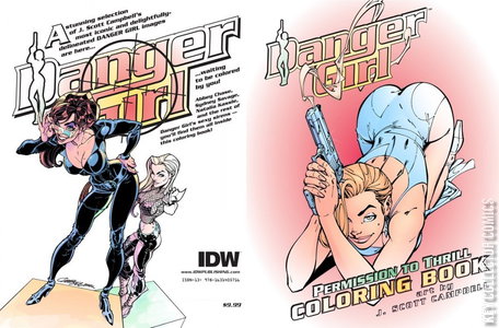Danger Girl: Permission to Thrill - Adult Coloring Book #3