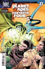 Cover for Planet of the Apes Versus Fantastic Four #4