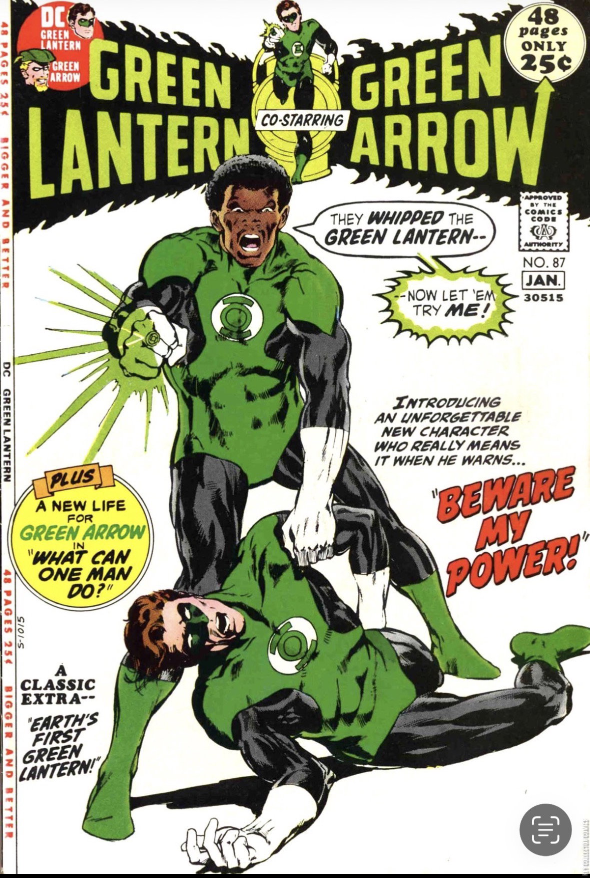 Green Lantern #87 — Original standard edition cover