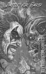 Variant Cover for Battle for Earth: Lobo vs Terminator #1